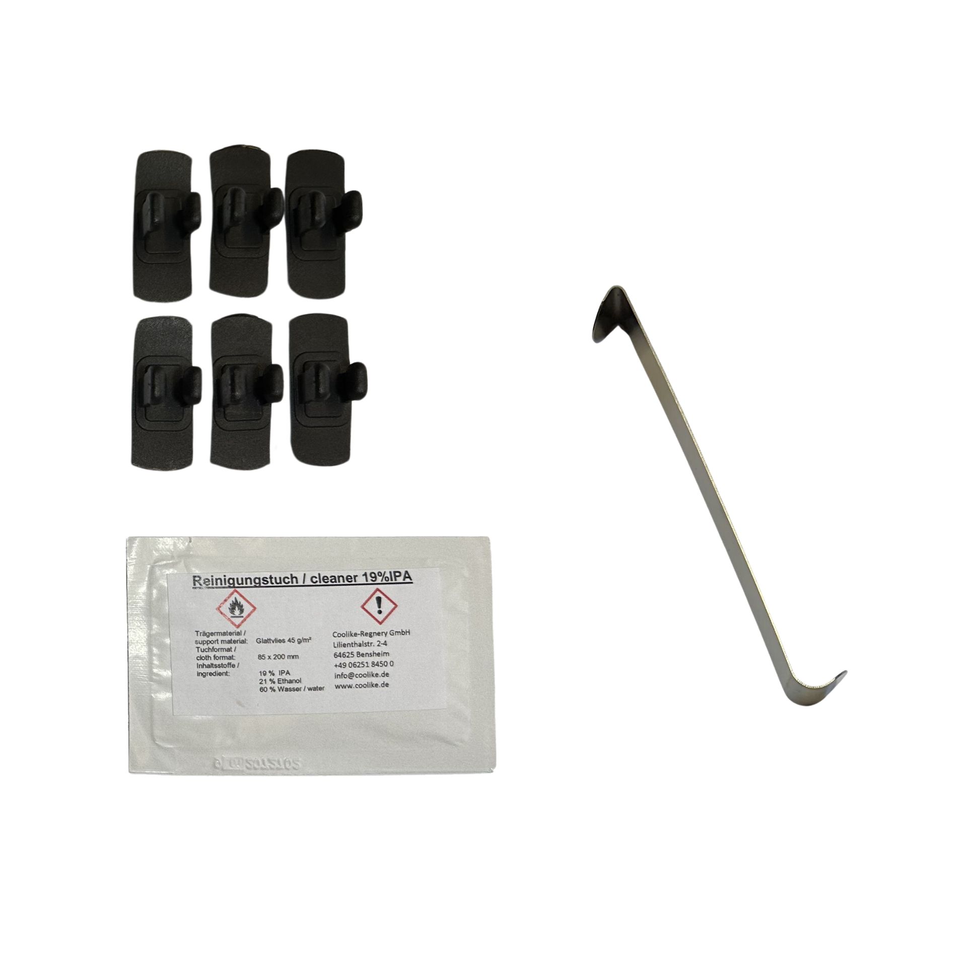a holder set with installation aid for ford puma 2