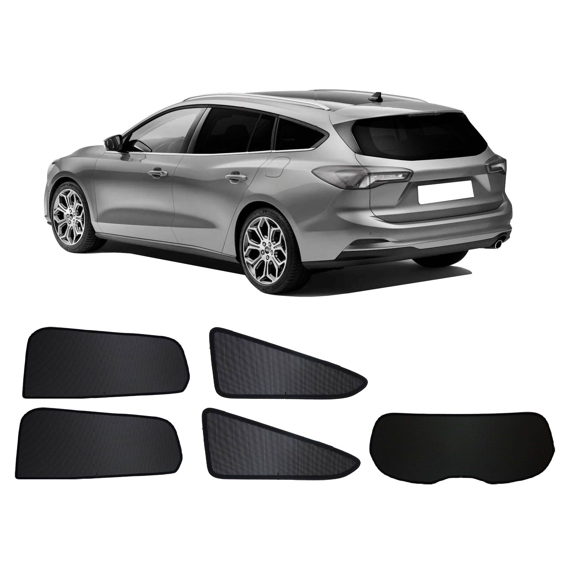 ein Ford Focus 4 Turniert mit einem ABC Set