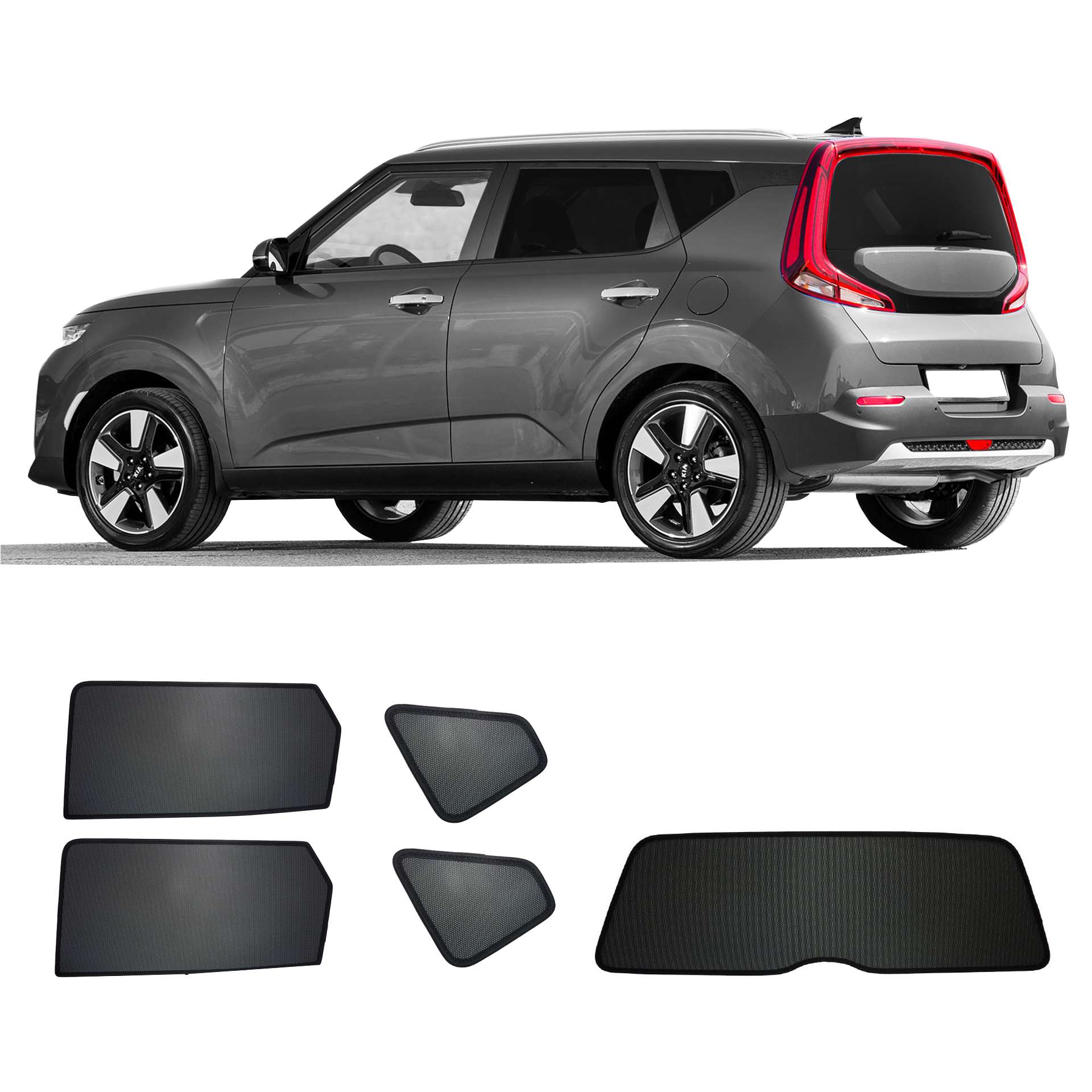 ein Kia Soul mit einem ABC Set