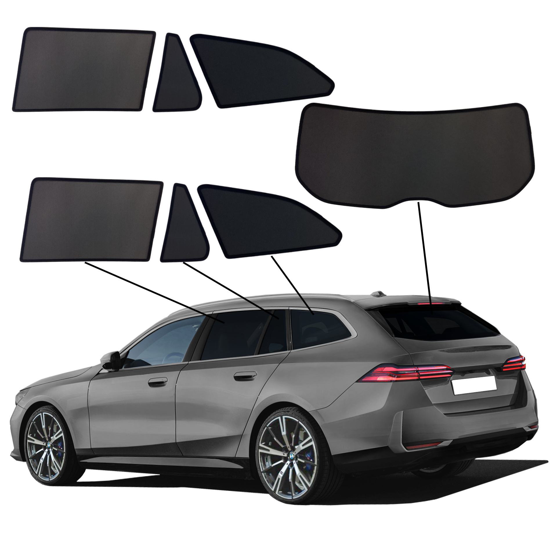 ein BMW 5er Touring mit einem ABC Set