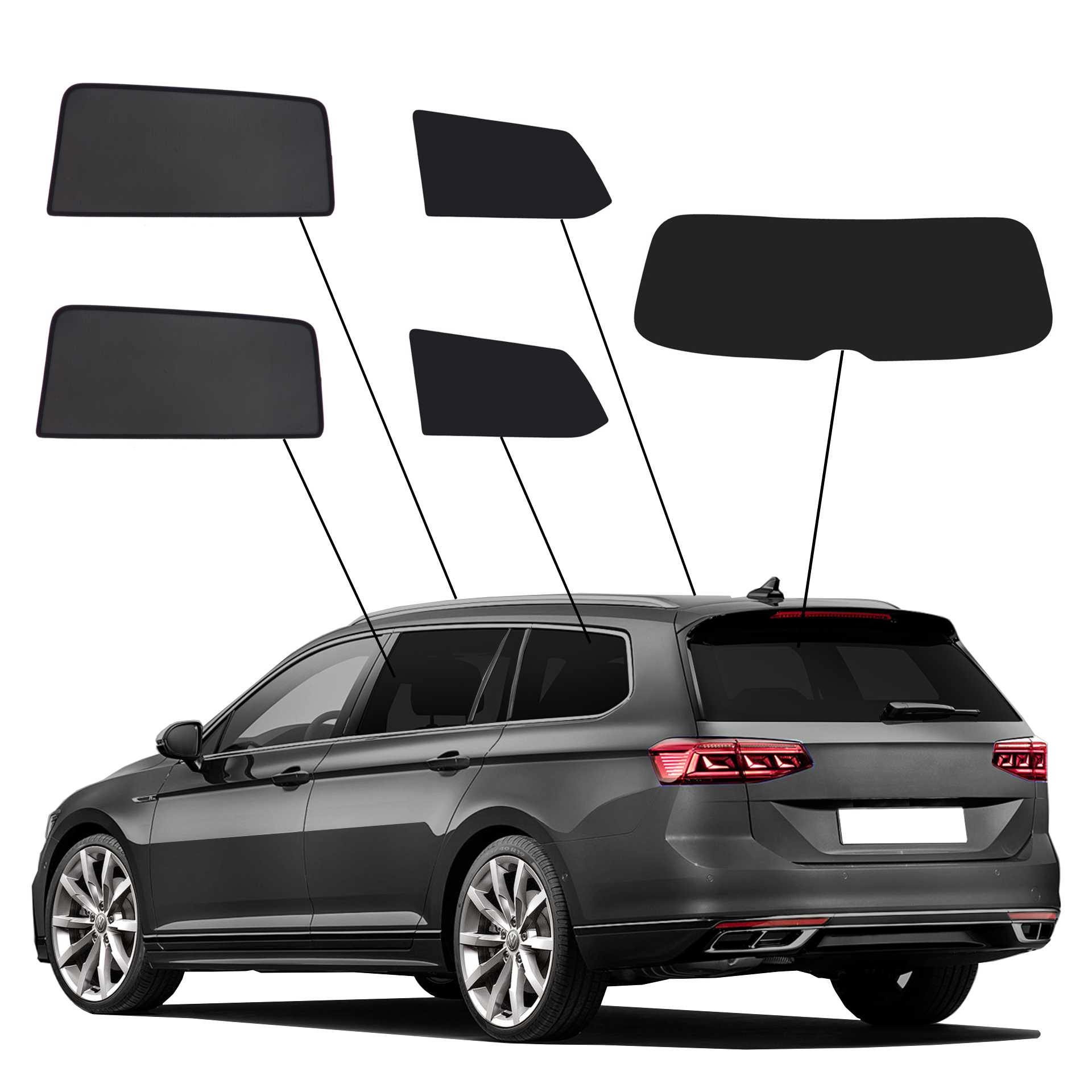 ein VW Passat Variant mit einem ABC Set