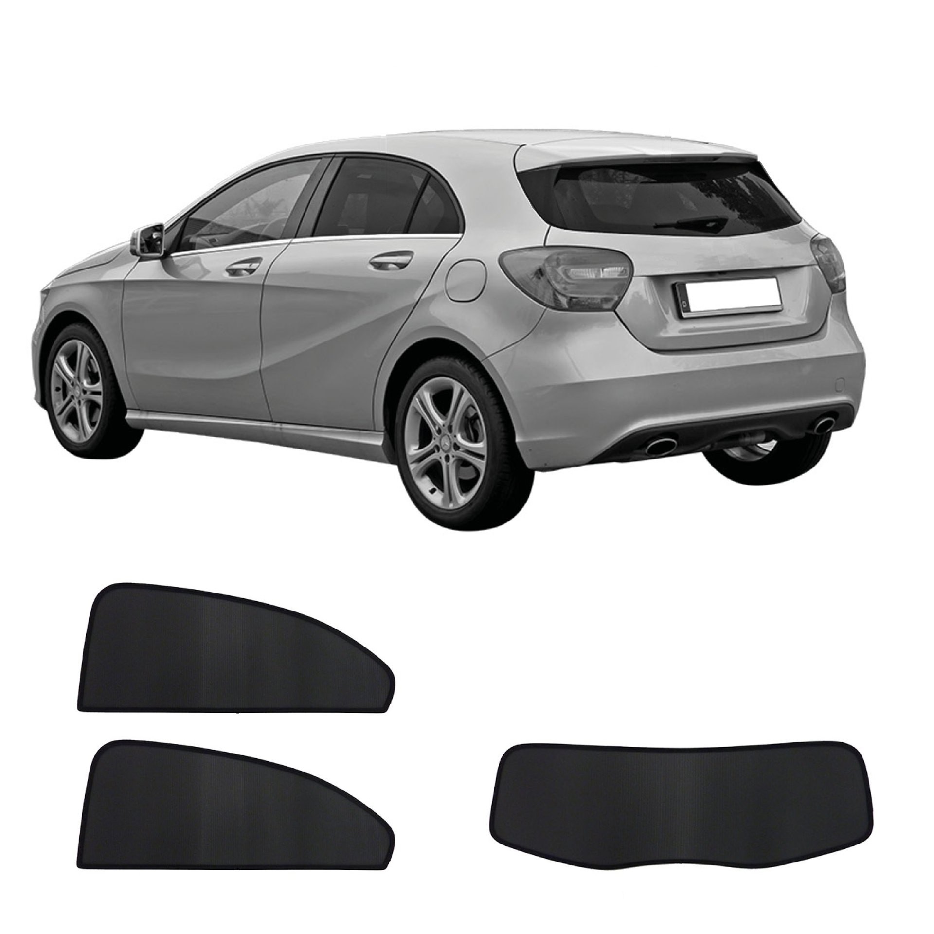 a Merceds a-class with an AC set