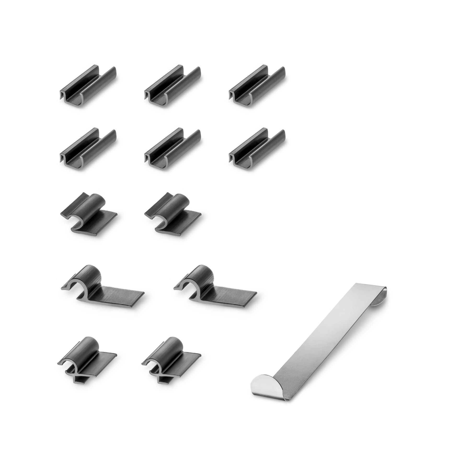 a holder set with installation aid for vw golf 8 variant