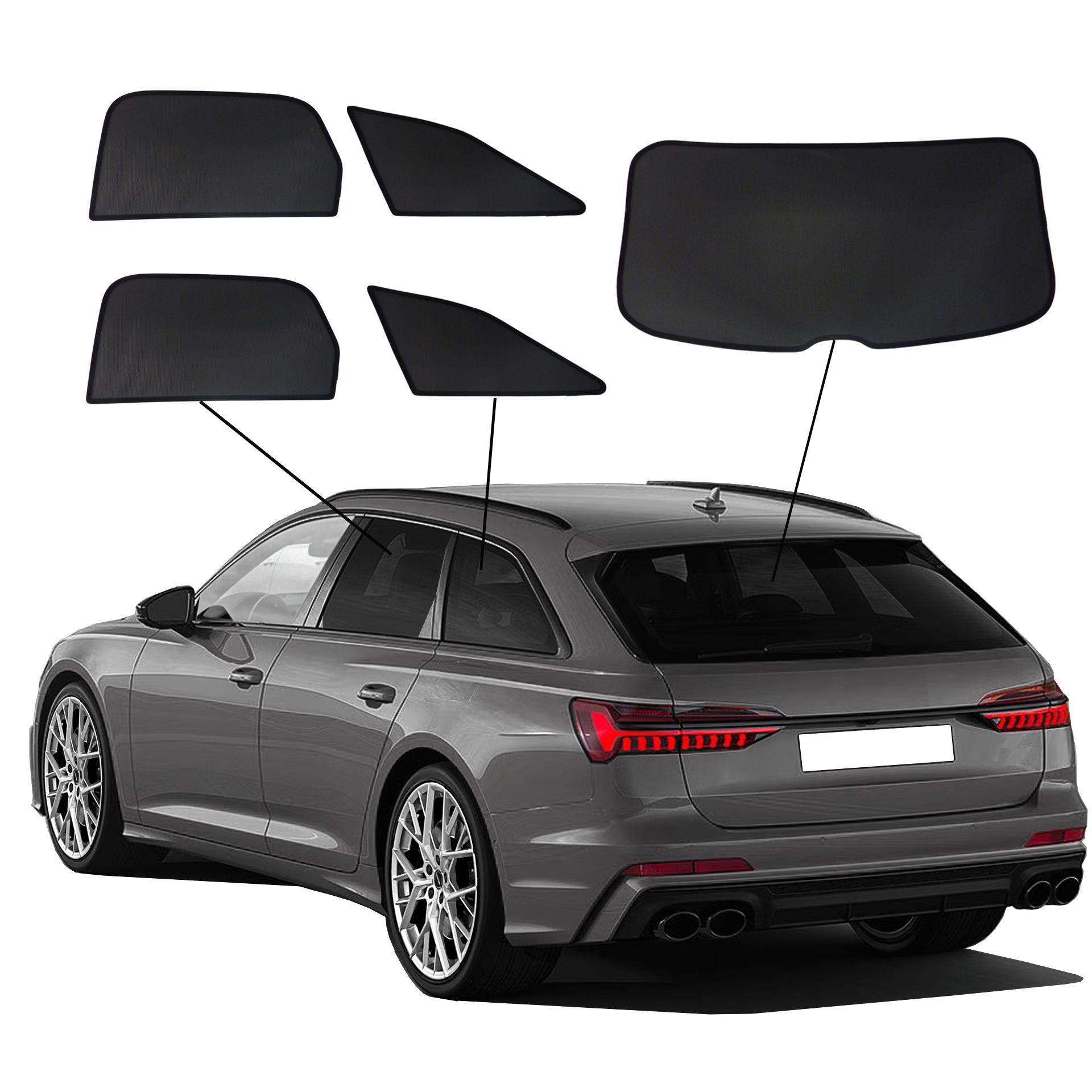 Audi A6 Avant SunClip Auto Sonnenschutz & Sichtschutz 2018-2025