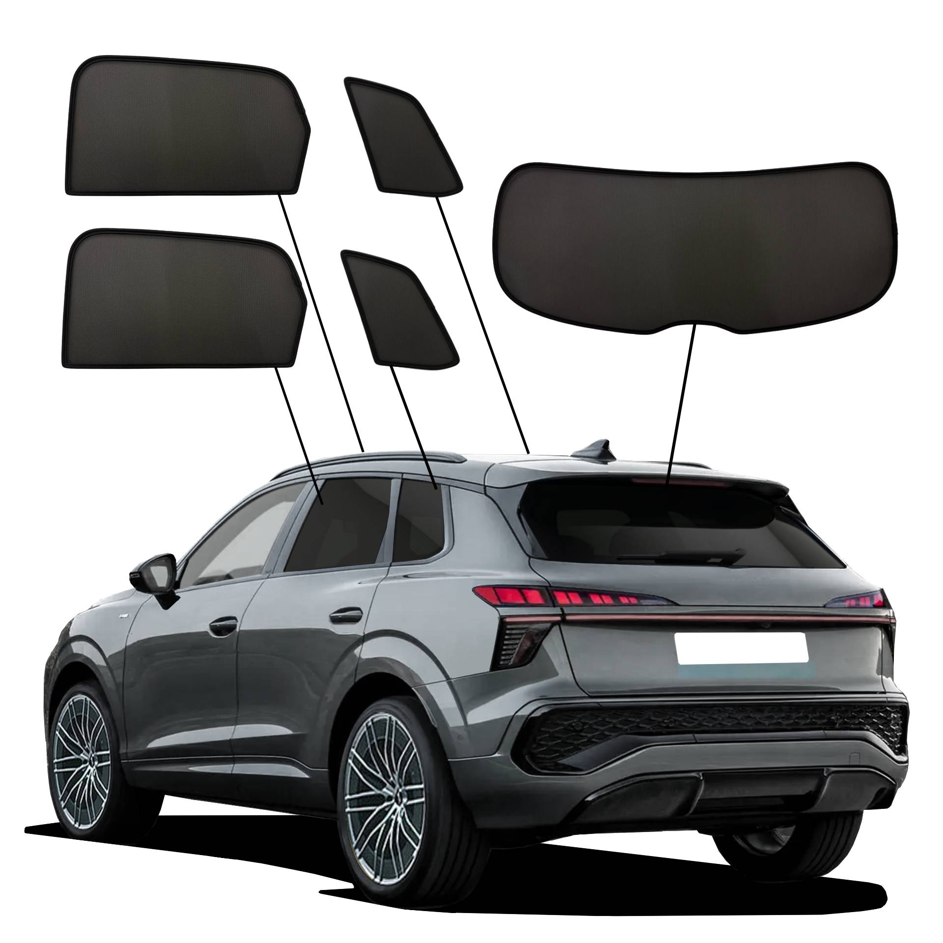 Audi Q3 from 2025 onwards SunClip Sun Protection Privacy Protection UV Protection Car Sun Visor Heat Protection Insect Protection Car Window Tinting Anti-Glare Protection Audi Q3 from 2025 onwards SunClip Sun Protection Privacy Protection UV Protection Car Sun Visor Heat Protection Insect Protection Car Window Tinting Anti-Glare Protection