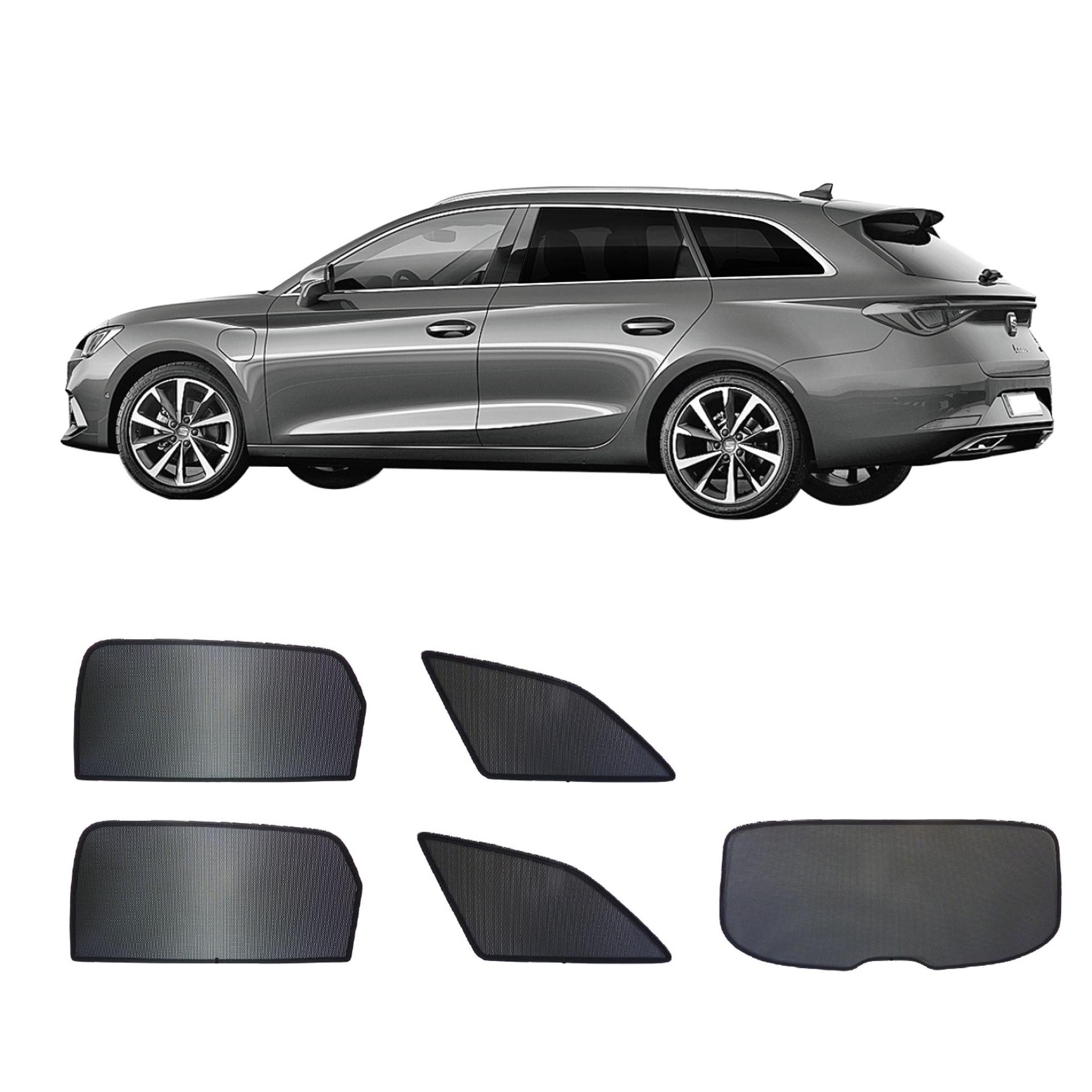 a Seat Leon sportstourer 4 with an ABC set