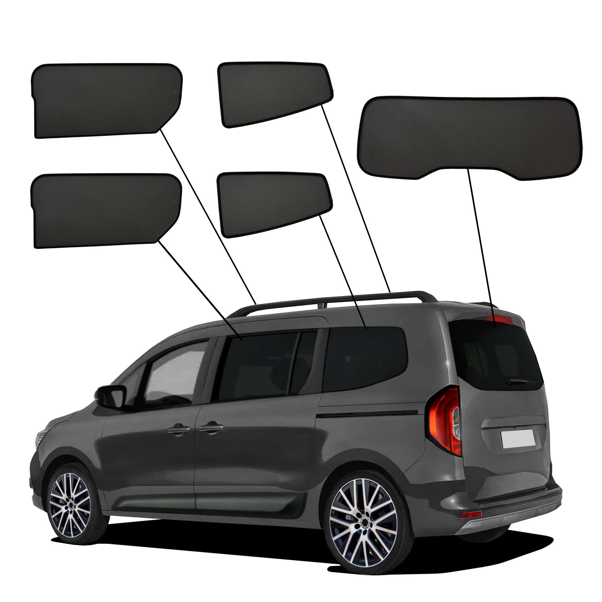 eine Mercedes T-Klasse lang mit einem ABC Set