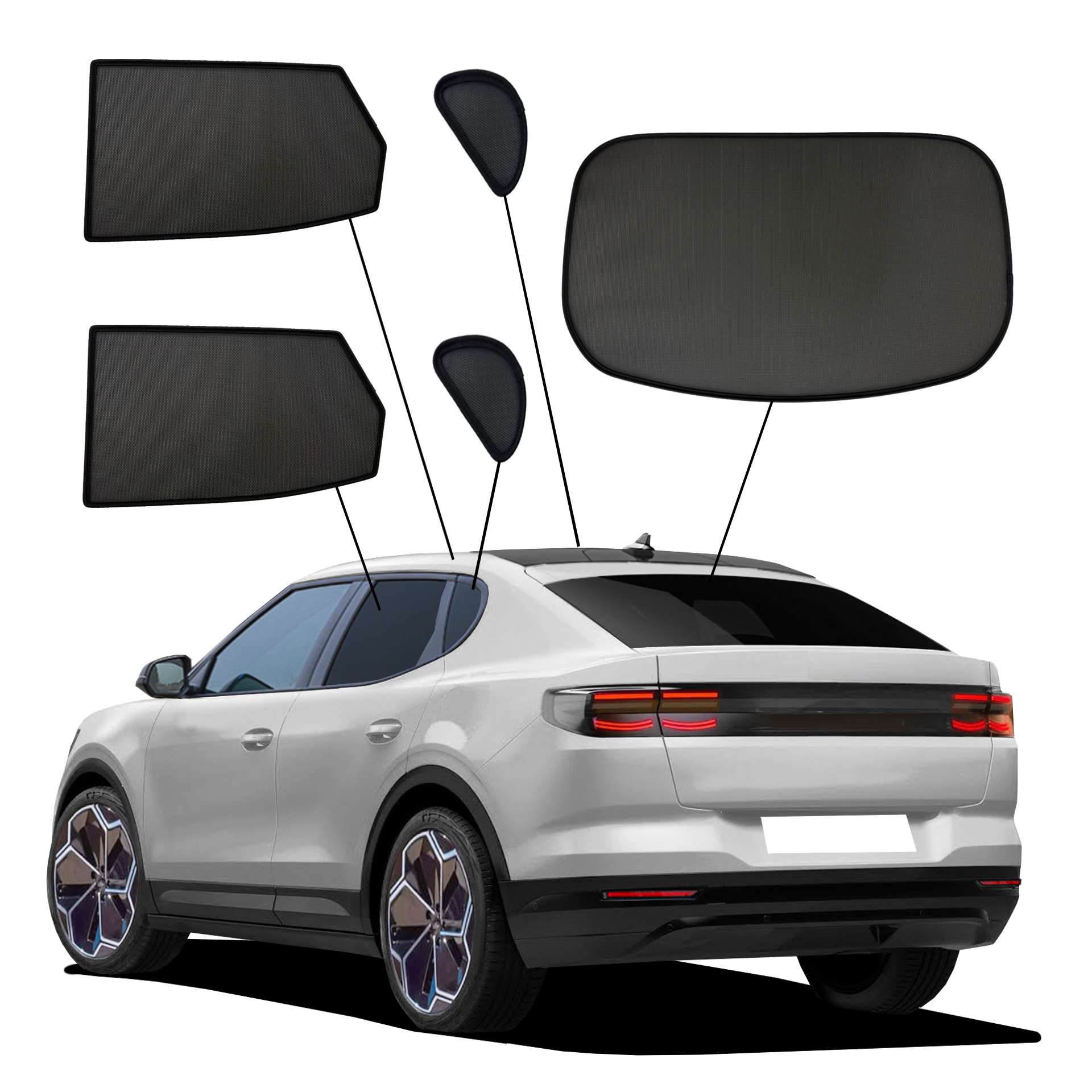 Ford Capri ab 2024 SunClip Auto Sonnenschutz Sichtschutz UV-Schutz Auto Sonnenblende Hitzeschutz Insektenschutz Blendschutz Autoscheibentönung Ford Capri ab 2024 SunClip Auto Sonnenschutz Sichtschutz UV-Schutz Auto Sonnenblende Hitzeschutz Insektenschutz Blendschutz Autoscheibentönung