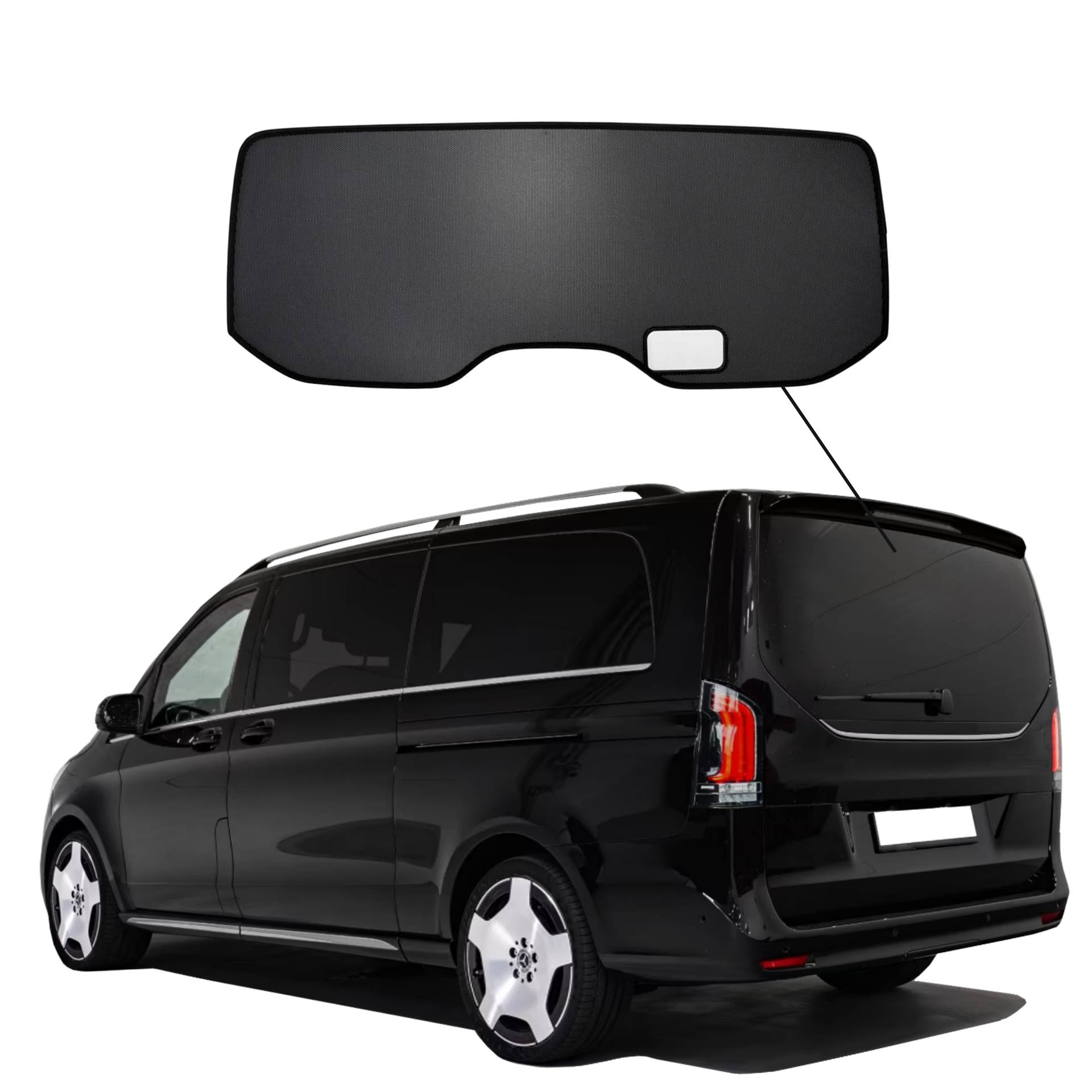 Mercedes V-Klasse Heckfenster SunClip Auto Sonnenschutz & Sichtschutz 2024-