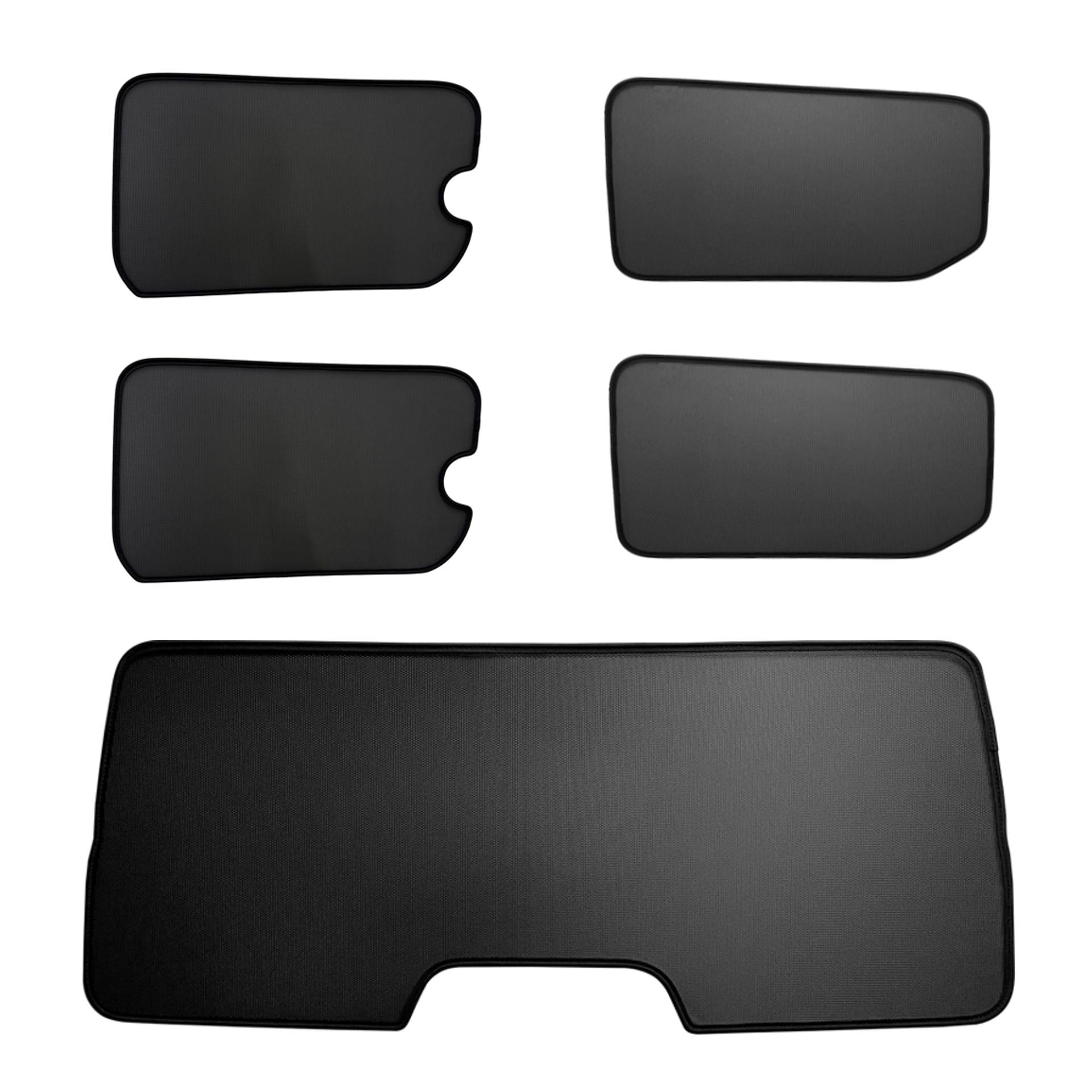 VW Caddy 5 Maxi mit Ausstellfenster ab 2020 SunClip Auto Sonnenschutz Sichtschutz UV-Schutz Auto Sonnenblende Hitzeschutz Insektenschutz Autoscheibentönung ein ABC Set für einen VW Caddy Maxi