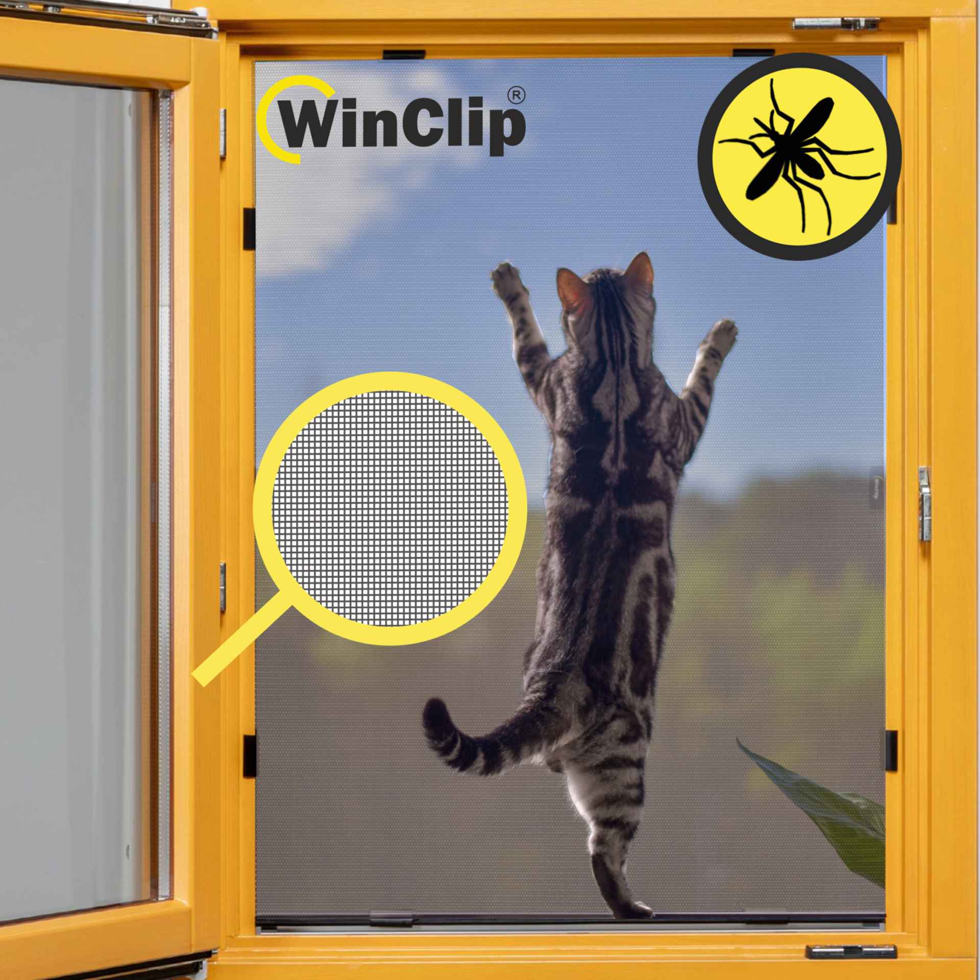 WinClip MULTI PetScreen Cat Guard - for all windows