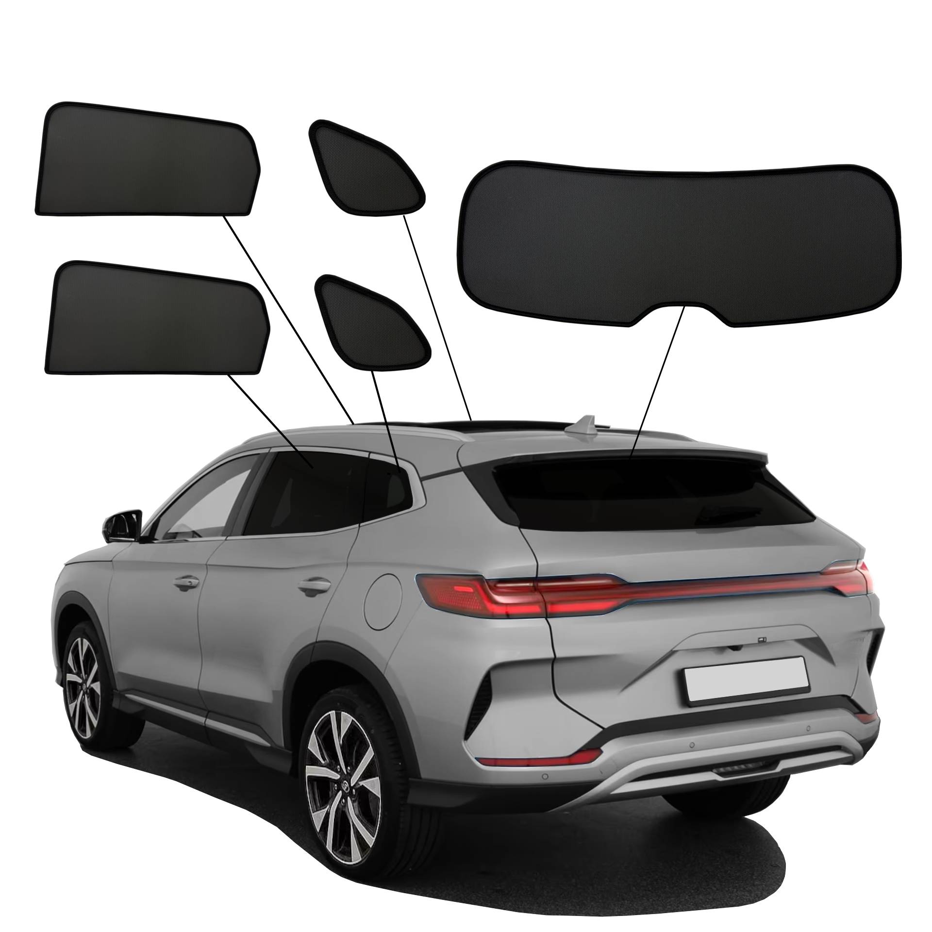 BYD Seal U SunClip Auto Sonnenschutz & Sichtschutz 2024- BYD Seal U SunClip Auto Sonnenschutz & Sichtschutz 2024-