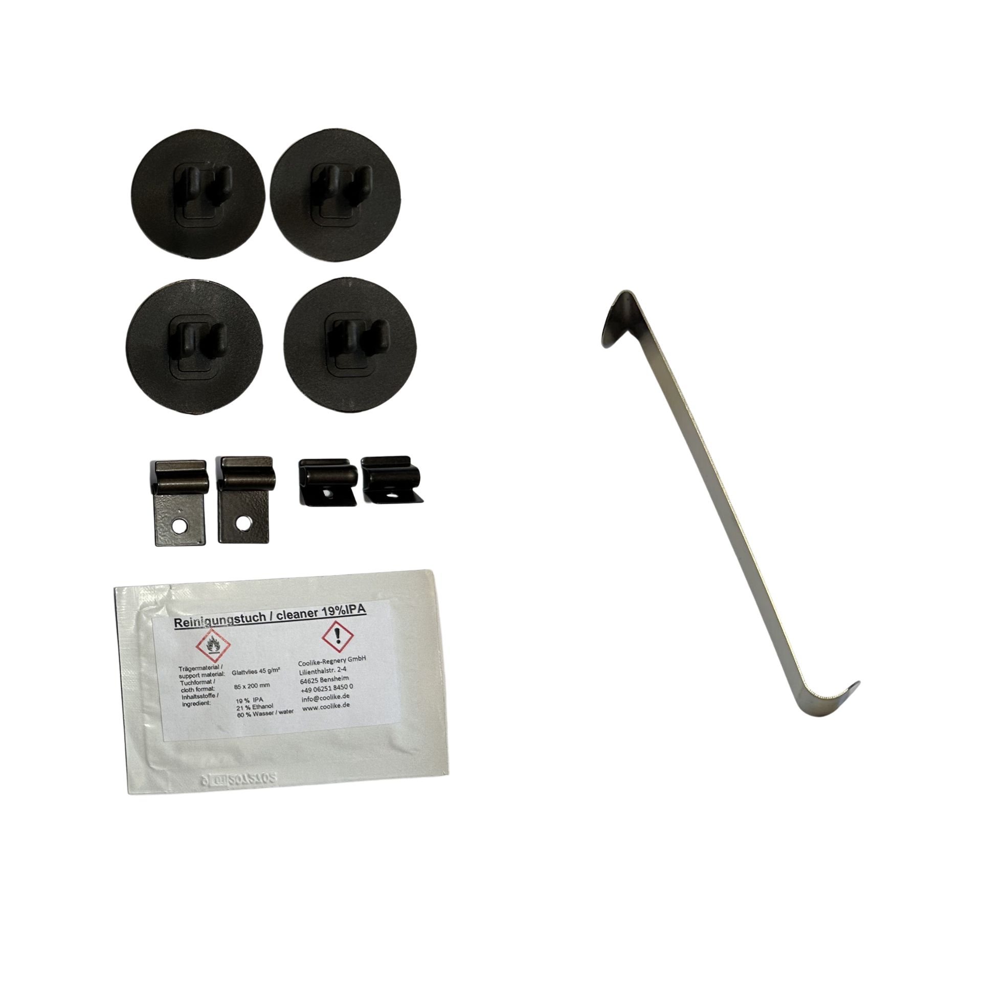 a holder set with installation aid for BMW 5 series touring