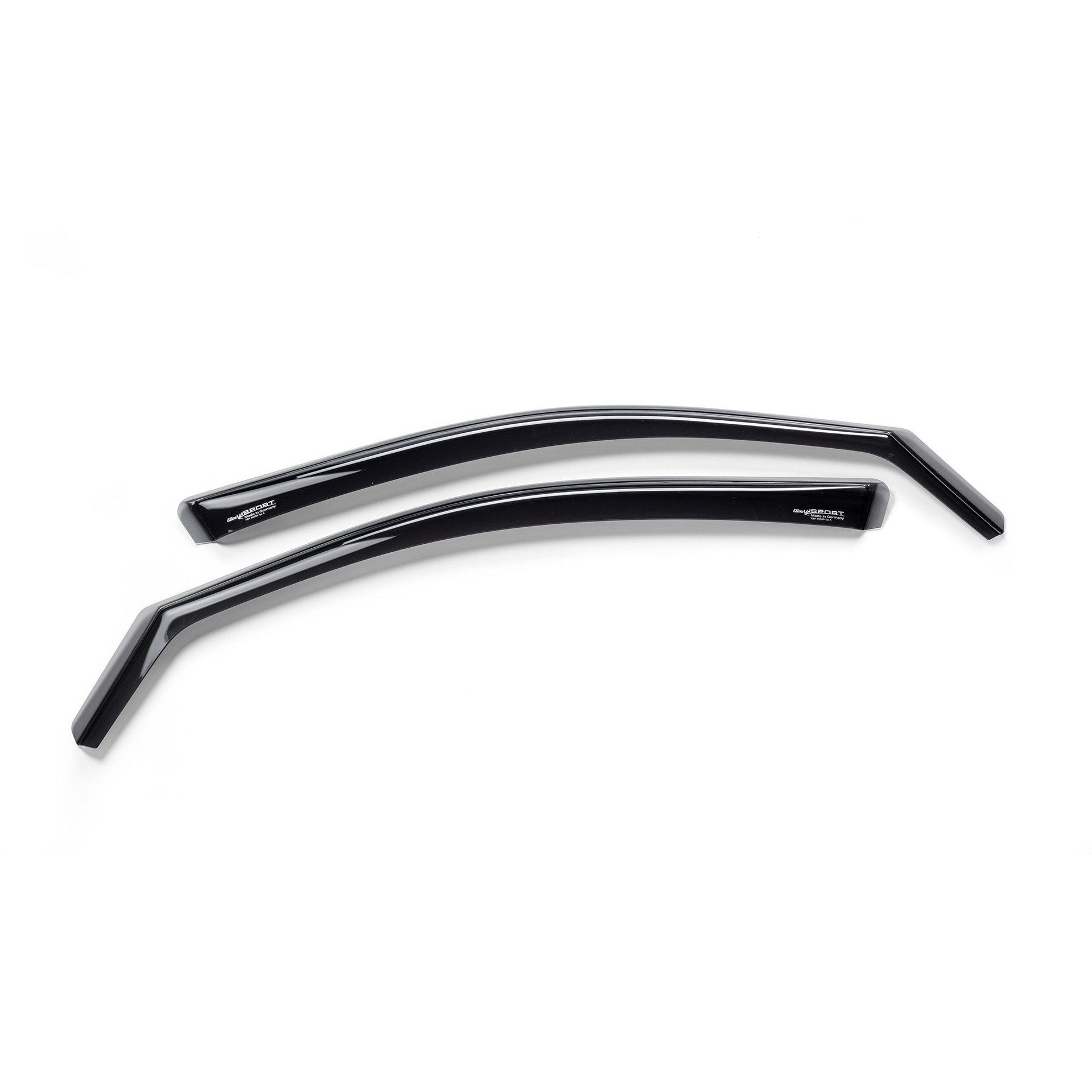 ClimAir PKW Windabweiser Profi (Vorne) Mazda CX-60, 2022- ein Paar schwarze Windabweiser für vordere Fenster