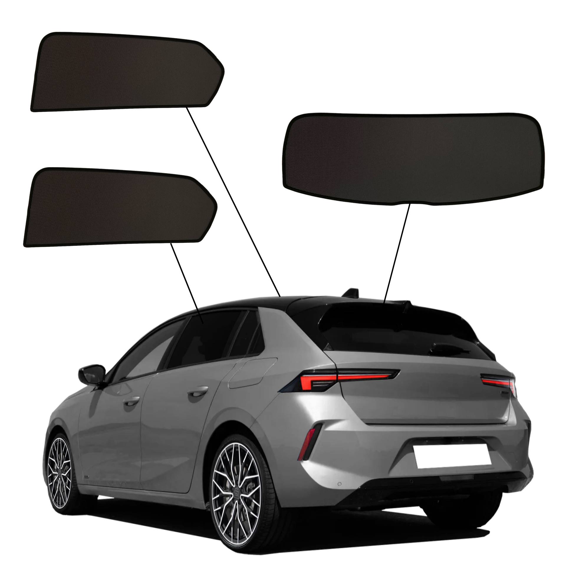 ein Opel Astra L Fließheck mit einem AC Set