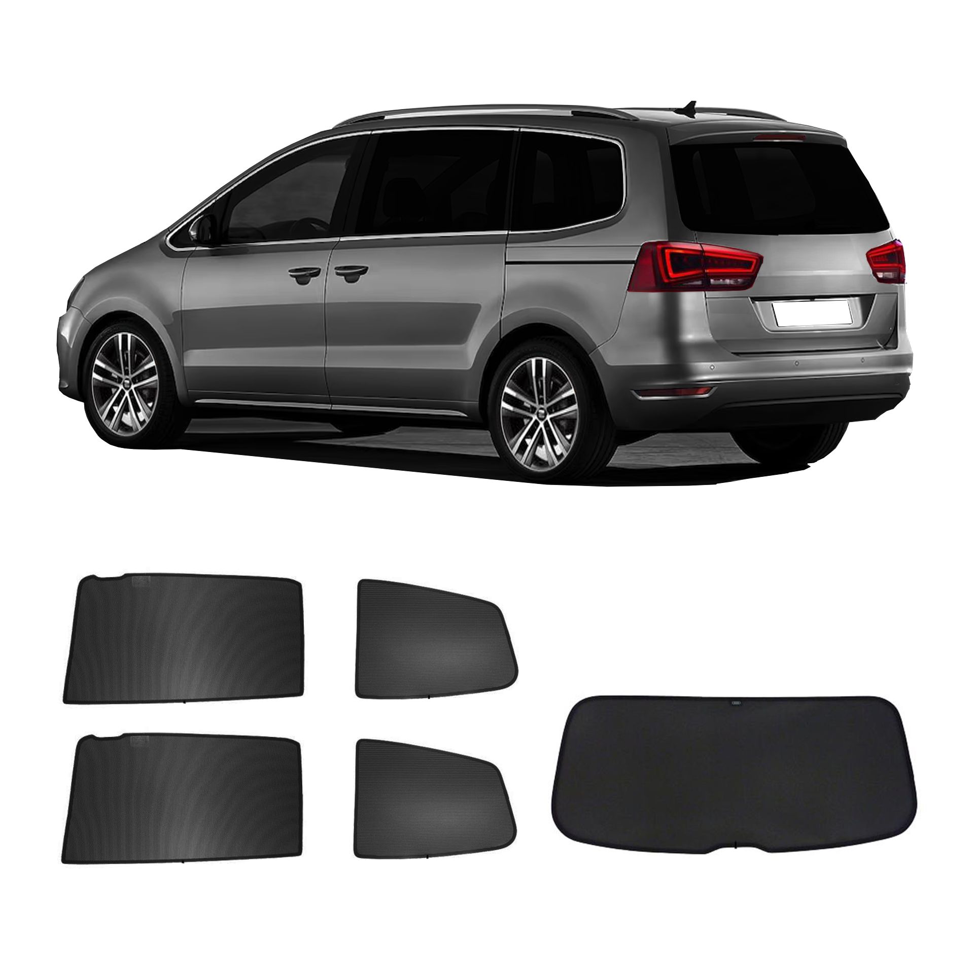 ein VW Sharan2 oder Seat Alhambra mit einem ABC Set