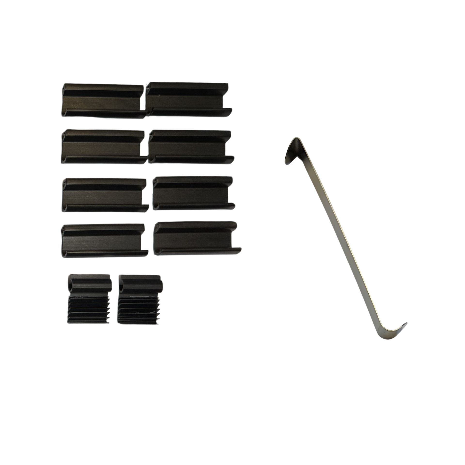 a holder set with installation aid for Peugeot 208 e